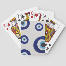 Cartas de juego de ojos malvados