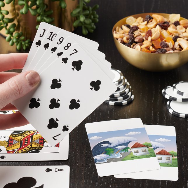 Cartas de juego de Ola de Tsunami (Subido por el creador)