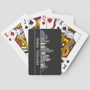 Cartas de juego de Omaha, Nebraska Skyline