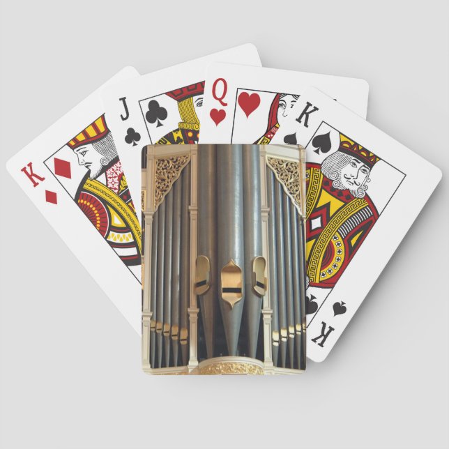 Cartas de juego de órganos de tuberías - Ayuntamie (Reverso)
