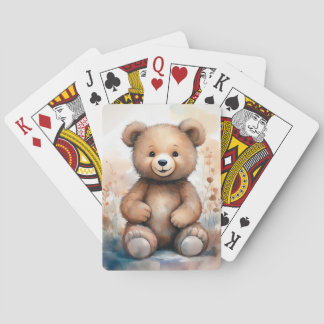 Cartas de juego de osito de peluche de fantasía