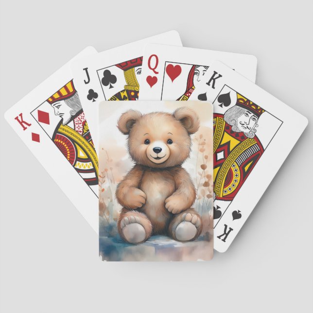 Cartas de juego de Oso de Teddy (Reverso)
