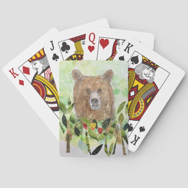Cartas de juego de Oso Dormilón (Reverso)