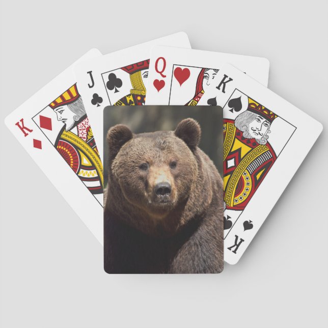 cartas de juego de oso pardo (Reverso)