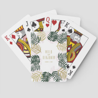 Cartas de juego de Palm Getaway Boda