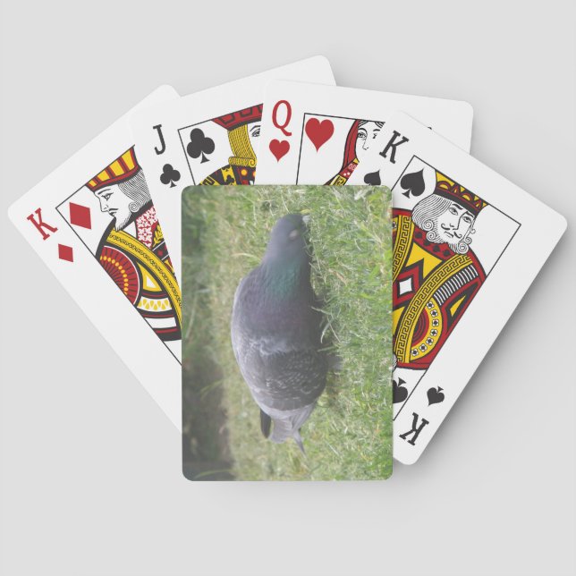 Cartas de juego de palomas durmientes (Reverso)