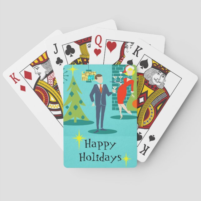 Cartas de juego de parejas de Personalizados de va (Reverso)