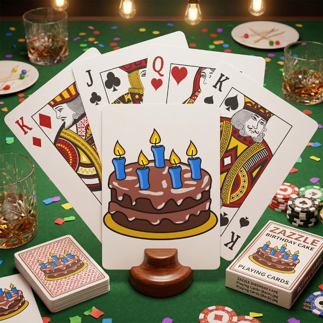 Cartas de juego de pastel de cumpleaños (Subido por el creador)