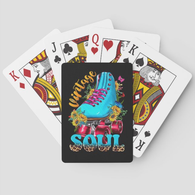 Cartas de juego de patines sobre ruedas (Reverso)