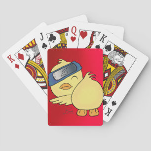 Cartas de juego de pato amarillo para animar