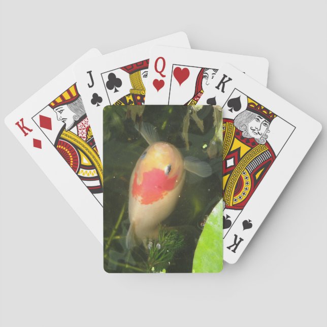Cartas de juego de peces dorados (Reverso)