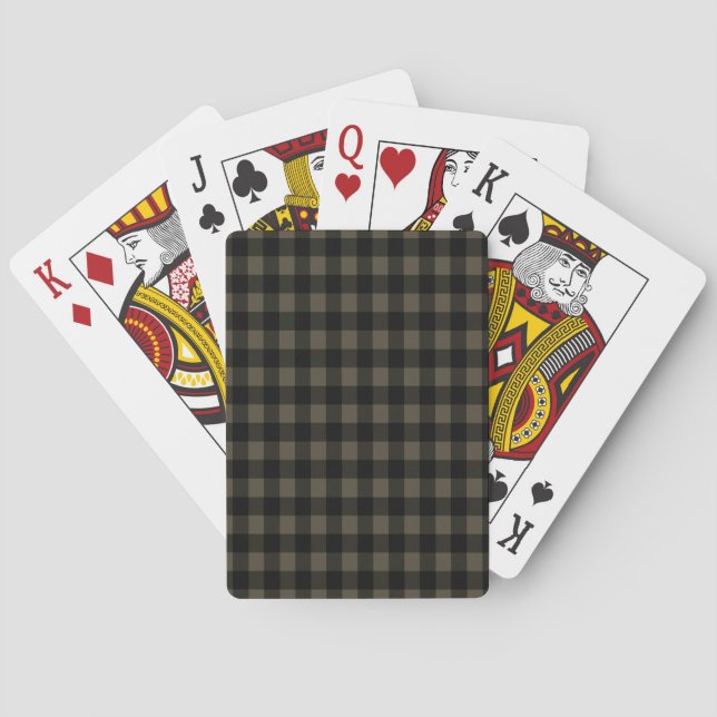 Cartas de juego de peinado negro (Reverso)