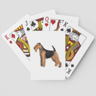 Cartas de juego de perros adoradores de galés