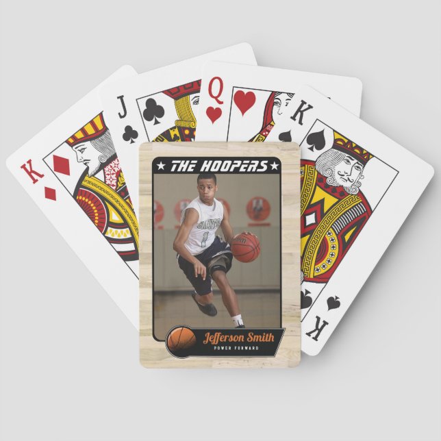 Cartas de juego de personalizable del jugador de b (Reverso)
