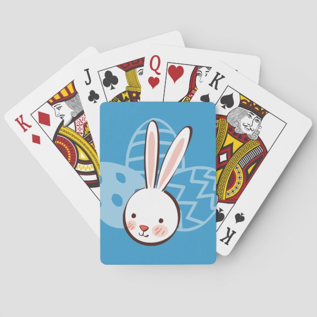 Cartas de juego de Personalizado de conejo de Pasc (Reverso)