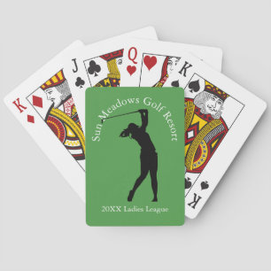 Cartas de juego de personalizado Golf Club Nombre