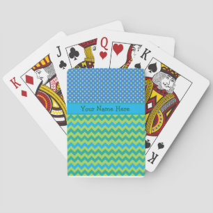 Cartas de juego de personalizados, cheurones de lu