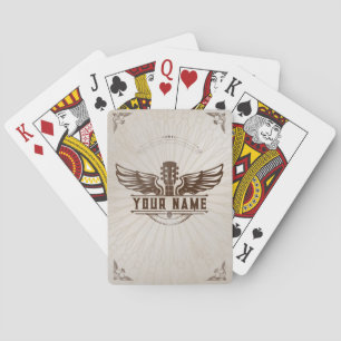 Cartas de juego de Personalizados de guitarrista p