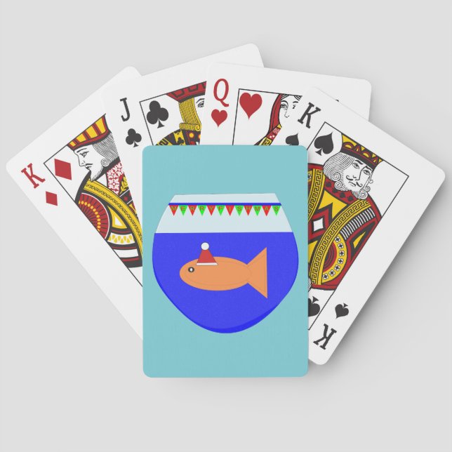 Cartas de juego de Personalizados de peces de colo (Reverso)