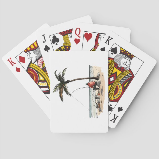 Cartas de juego de pesca (Reverso)