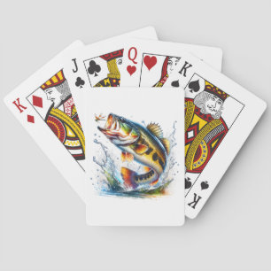 Cartas de juego de pesca