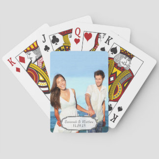 Cartas de juego de Photo Keepsake, aniversario de