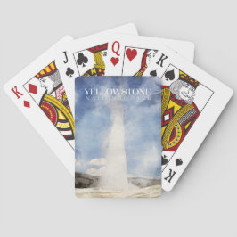 Cartas de juego de piedras amarillas, cubierta del