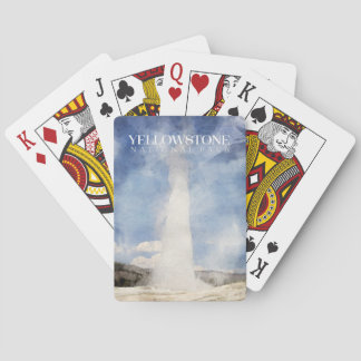 Cartas de juego de piedras amarillas, cubierta del