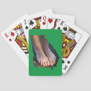 Cartas de juego de pies Kellie