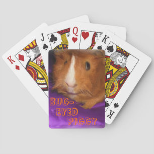 Cartas de juego de PIGGY CON OJOS DE OJO