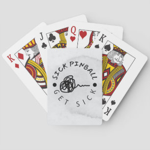 Cartas de juego de Pinball Enfermo