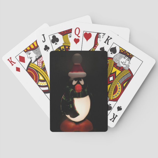 Cartas de juego de pingüino (Reverso)