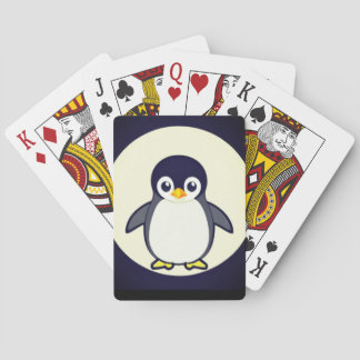 Cartas de juego de pingüino