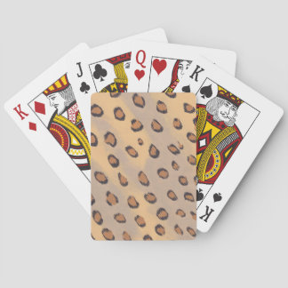 Cartas de juego de pinturas de leopardo