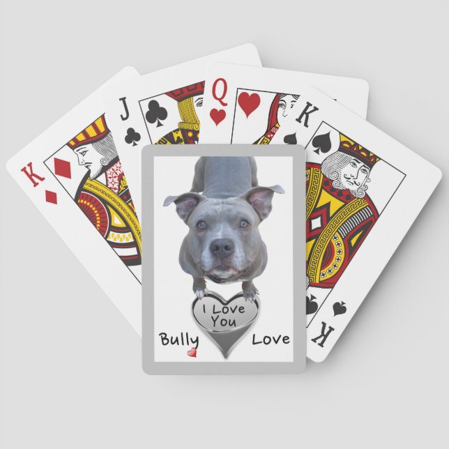 Cartas de juego de Pitbull Bully (Reverso)