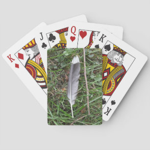 Cartas de juego de plumas