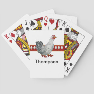Cartas de juego de pollo