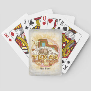 Cartas de juego de póquer de Texas