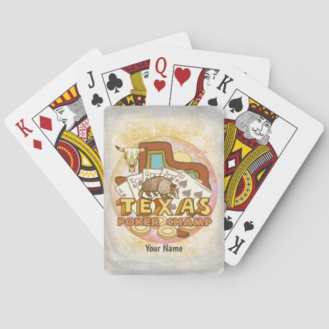 Cartas de juego de póquer de Texas (Reverso)