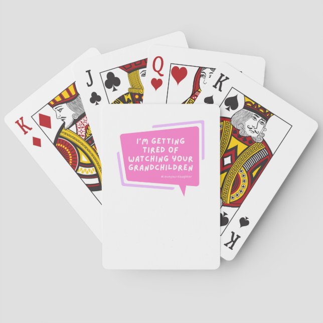 Cartas de juego de póquer Deanna Day (Reverso)