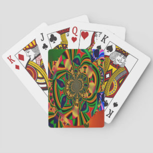Cartas de juego de póquer en bicicleta abstracta c