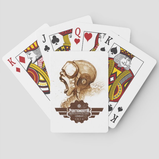 Cartas de juego de Portsmouth Aero BICYCLE BRAND (Reverso)