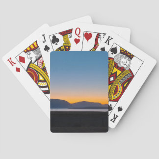 Cartas de juego de puesta de sol