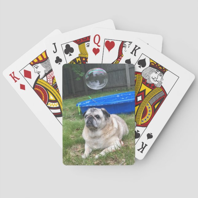 Cartas de juego de pug (Reverso)