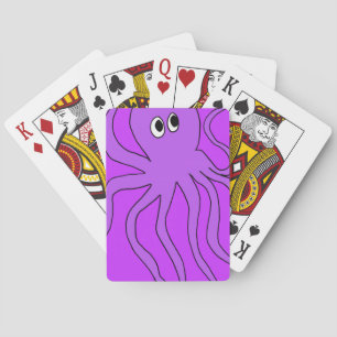 cartas de juego de pulpo personalizado
