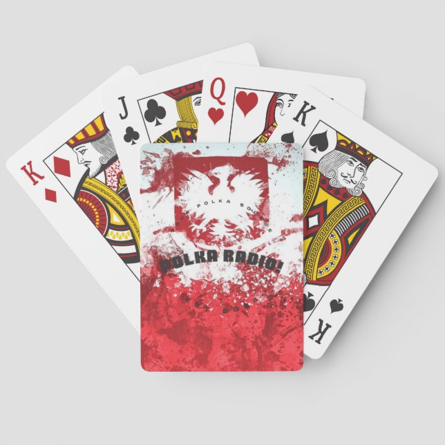 Cartas de juego de Radio Polka (Reverso)