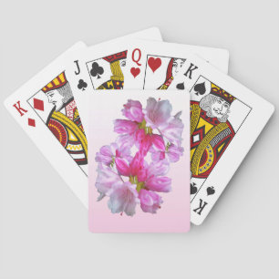 Cartas de juego de Rhododendron Flowers
