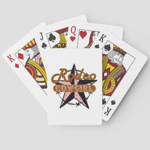 Cartas de juego de Rodeo Cowgirl