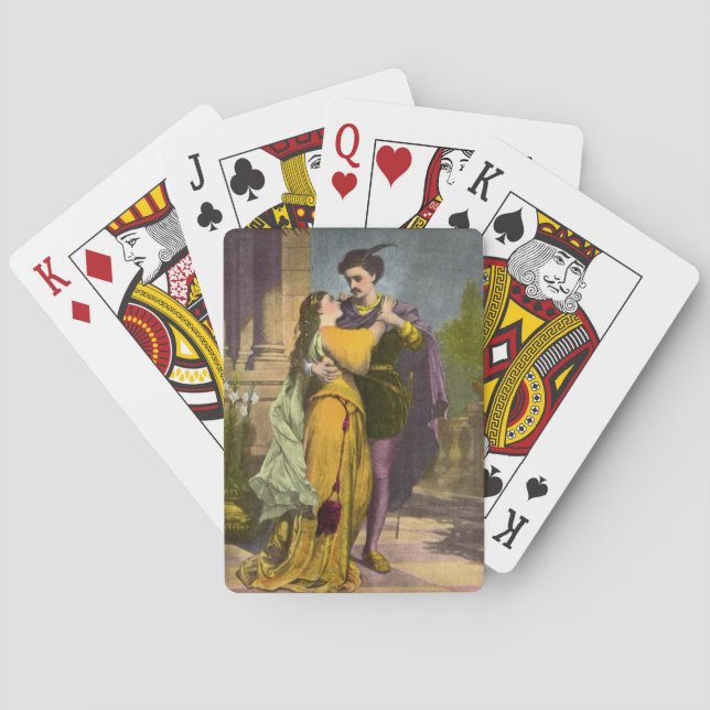 Cartas de juego de Romeo y Julieta (Reverso)