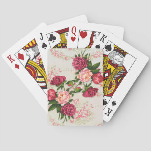 Cartas de juego de Rosas de época